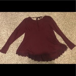 Maroon Xhiliration Blouse